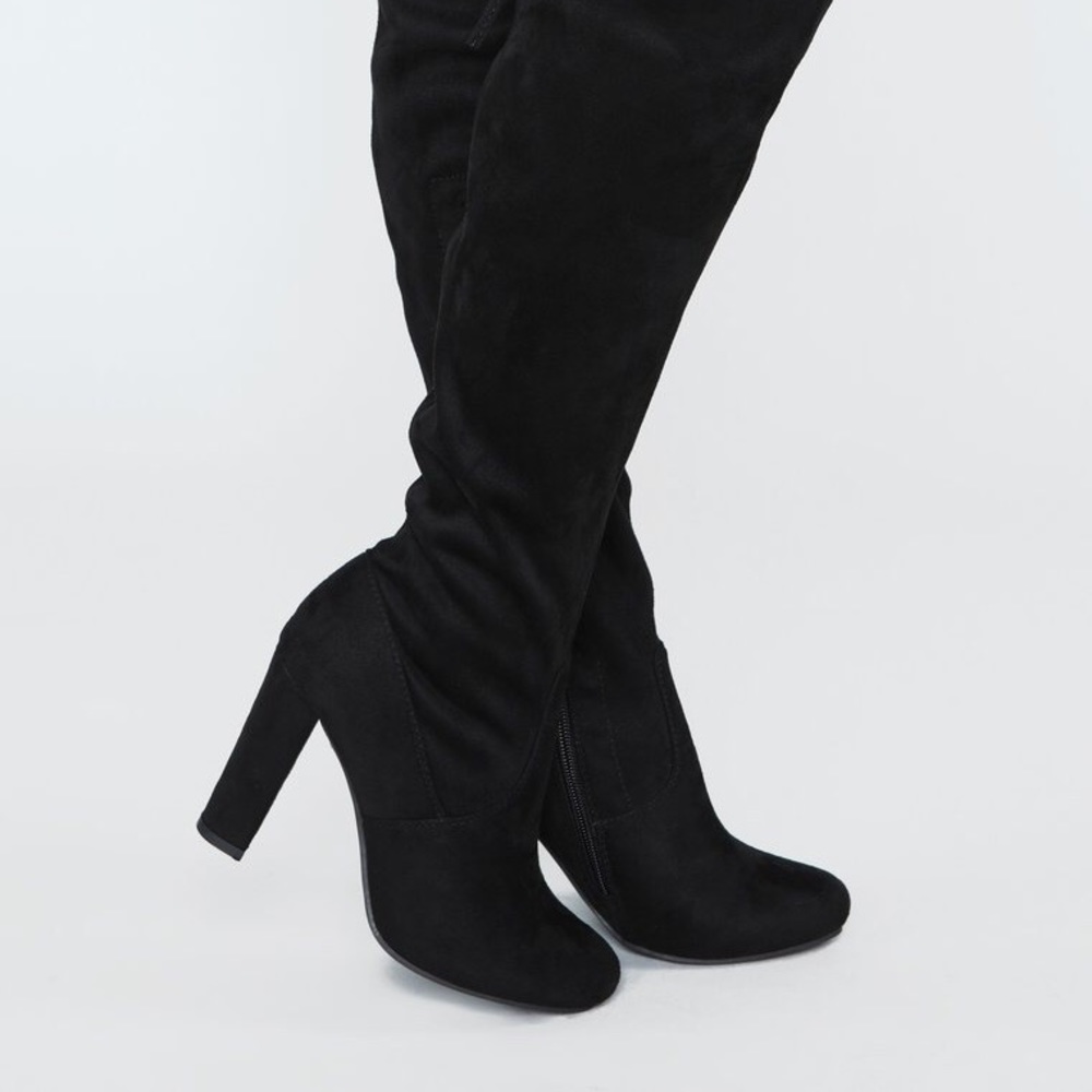 Black Heeled Boot